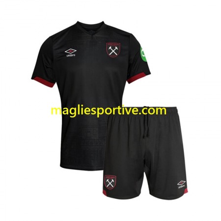 Completo Calcio West Ham United Bambino Divisa Trasferta 2024-2025